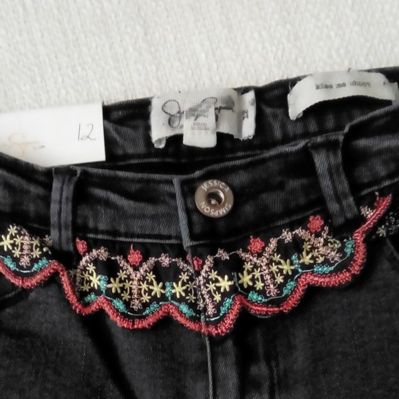 Jessica Simpson Kiss Me Rhinestone Studded Shorts - Picture 8 of 8